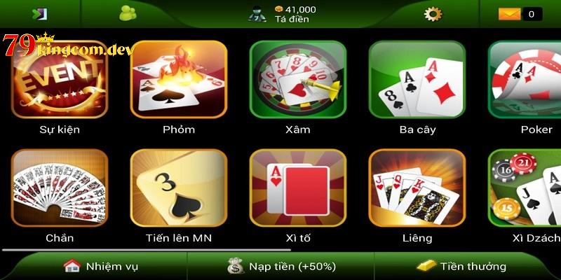 Cảm nhận người chơi 79king được đánh giá cao về đa dạng lựa chọn game